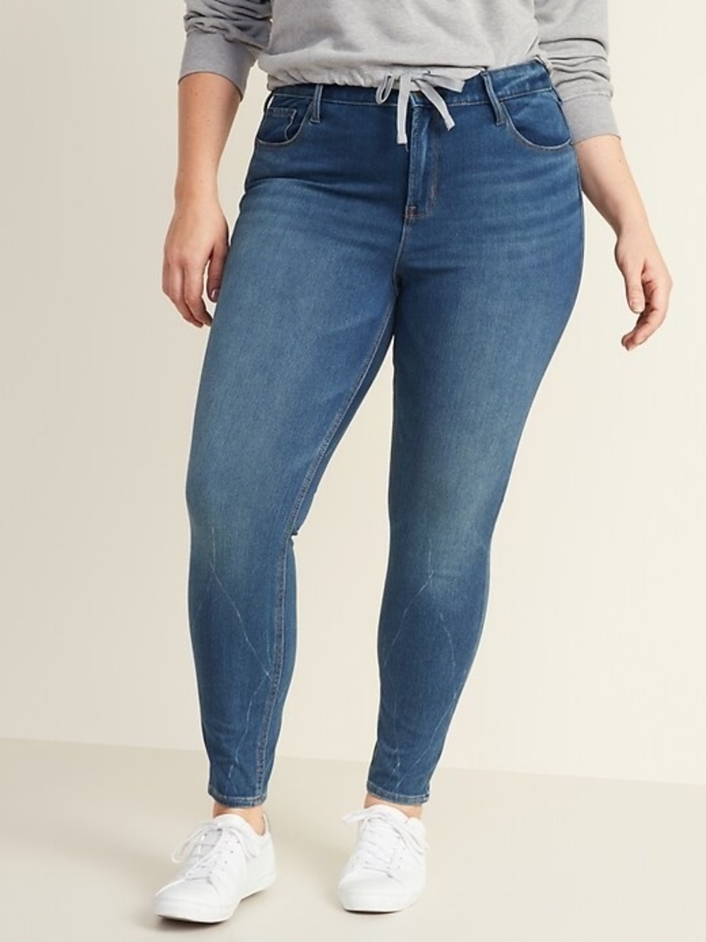 Old Navy Blue Ankle Crop Jeans